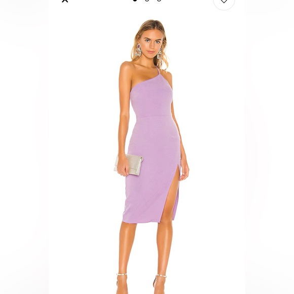 Lovers + Friends Dresses & Skirts - NWT Lovers + Friends One shoulder Lazo Midi Dress in Lilac Purple Size Small